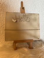 Tableau toile Hello 
