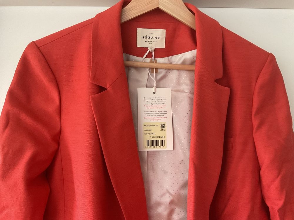 S?�zane - Veste Christie Orange | Kaufen auf Ricardo