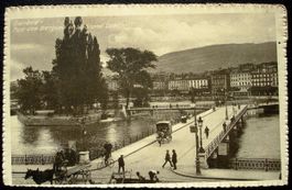 GENÈVE Pont des Bergues et le Grand Quai