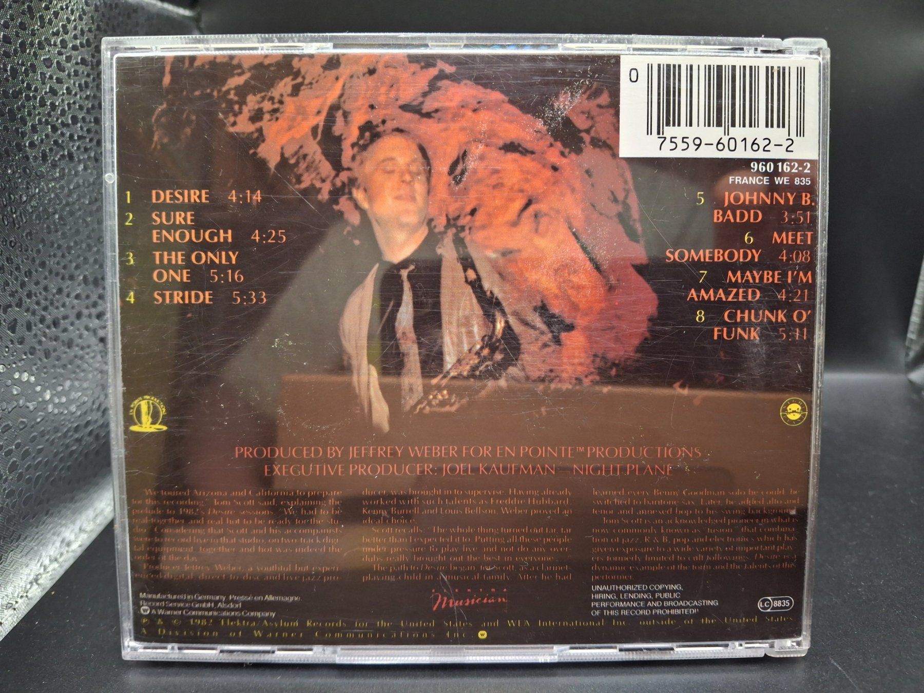 CD: Tom Scott – Desire – Usato da St.Gallen venduto da jalamusic 1