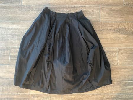 Rundholz Ballonrock schwarz Gr. S / M mit Rüschendetail