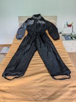 Regenkombi Motorrad schwarzgrau kaum gebraucht guter Zustand