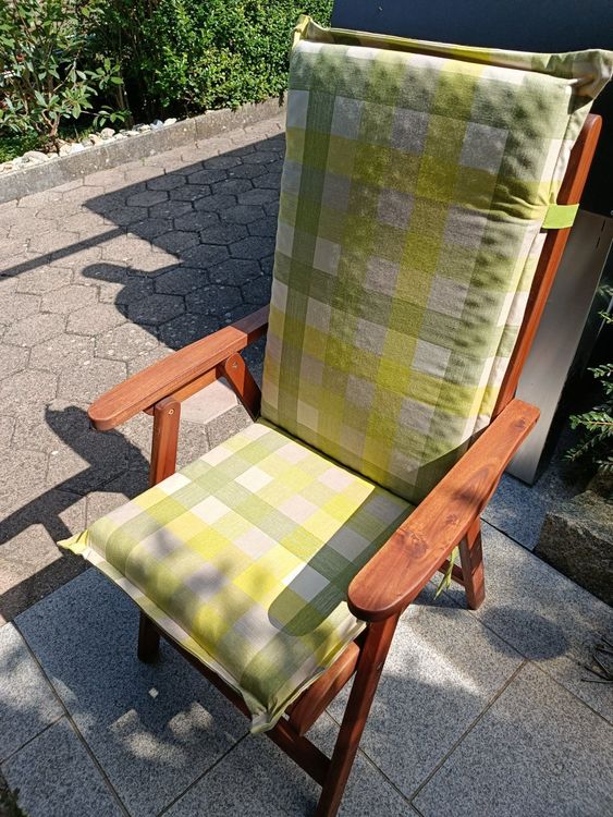 Gartenstühle aus Holz mit Polster Kaufen auf Ricardo