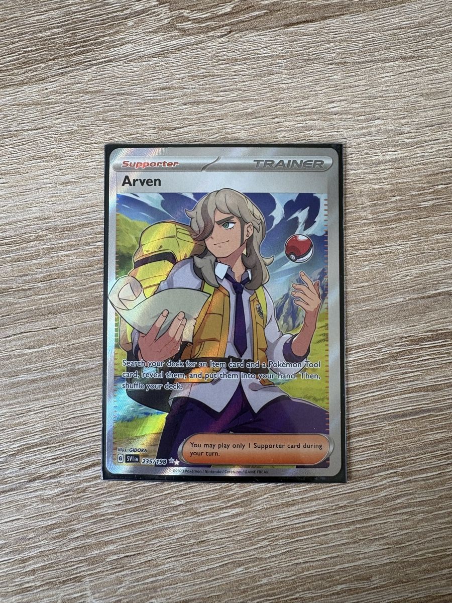 Pokémon Carte collezionabili: Carte Pokémon Dresseur Arven  – Nuovo (secondo la descrizione) da Lausanne venduto da jgtttao 1