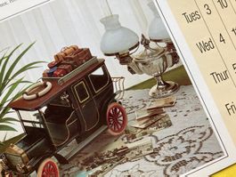 MINT &  BOXED   CALENDAR   1990