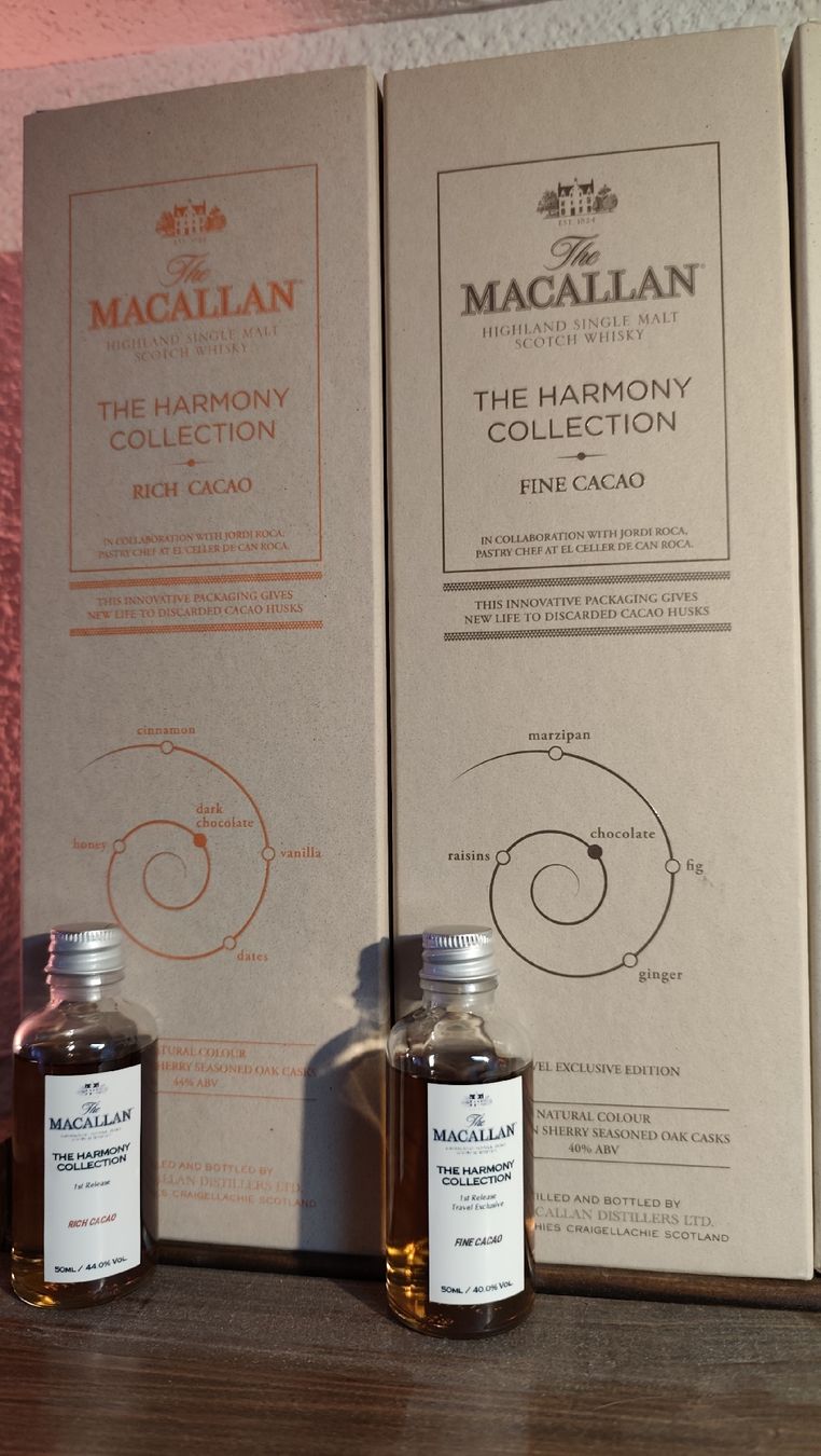 Macallan Spirituosen: Macallan Harmony - Sample Set komplett 10x 50ml Whisky – Neu (gemäss Beschreibung) aus Rothenthurm von Greenwin 1
