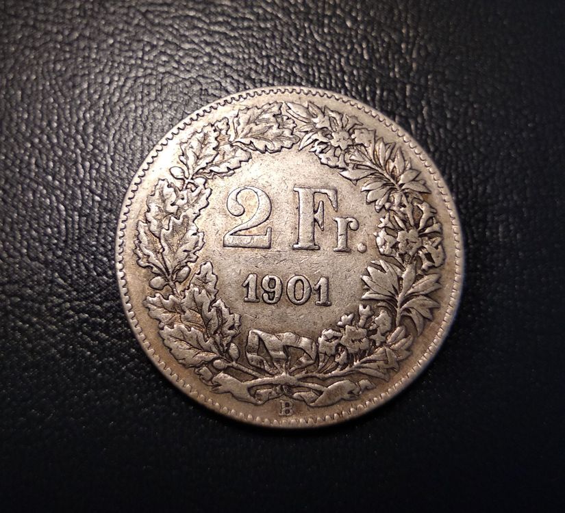 Tutti le monete: 2 Franken 1901 – Usato da Nyon venduto da AlexKey71