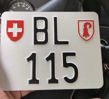 Motorrad Kontrollschild „BL115“