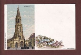Gruss aus BERN - Münster - Litho Schlumpf