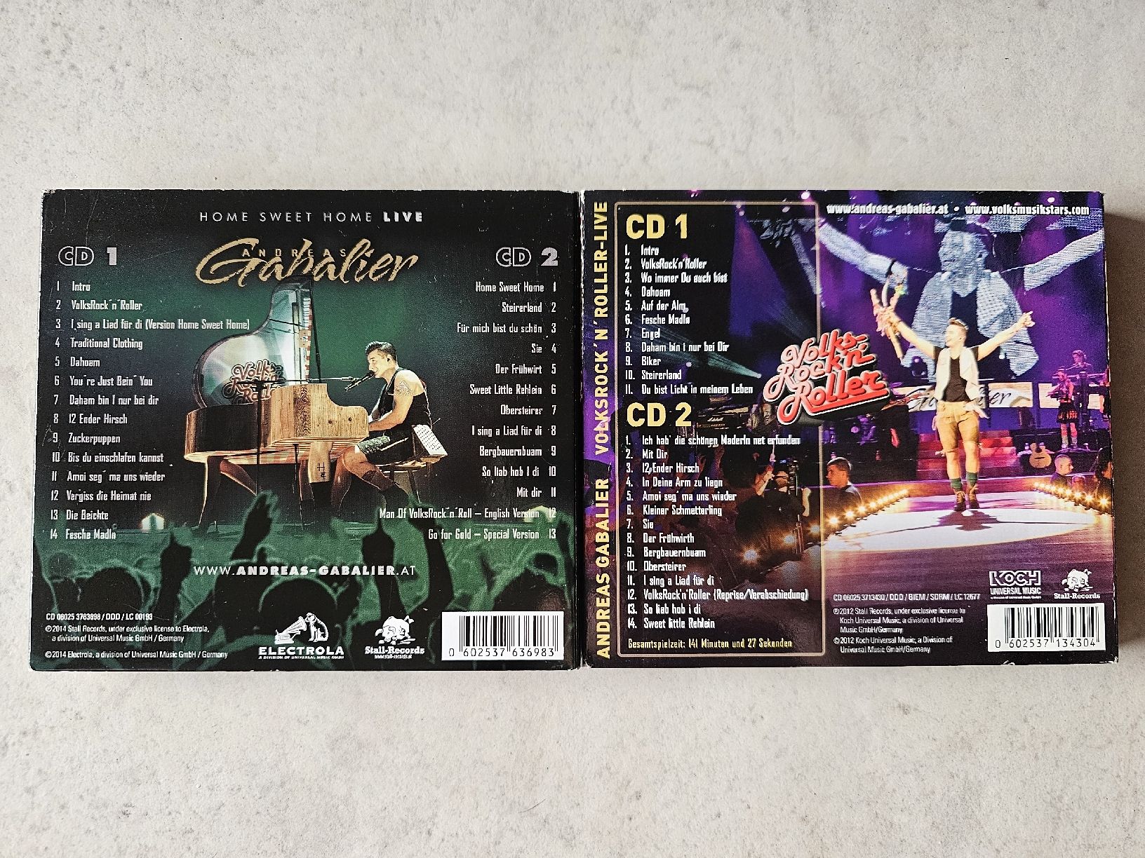 CDs: Andreas Gabalier  -  2x LIVE Alben 4 CDs Digi – Gebraucht aus Schneisingen von backstore24 1