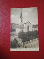 La Chaux de Fonds protestantische Kirche s/w Karte