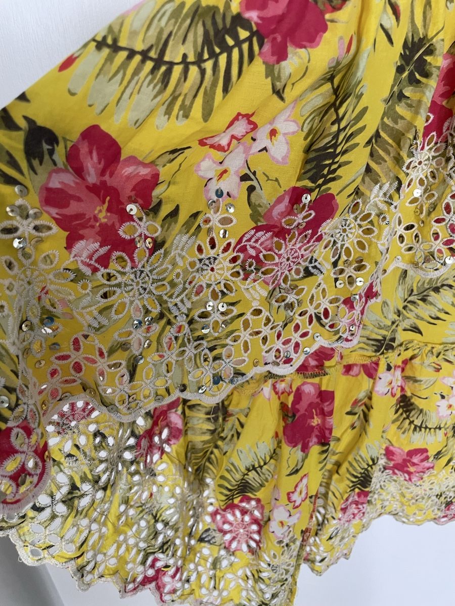 Röcke: Mini / maxi flower print and sequin summer skirt 36 – Neu (gemäss Beschreibung) aus Embrach von lau_2gtp 2