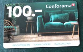 Conforama Geschenkkarten  ohne Guthaben und für Sammler 
