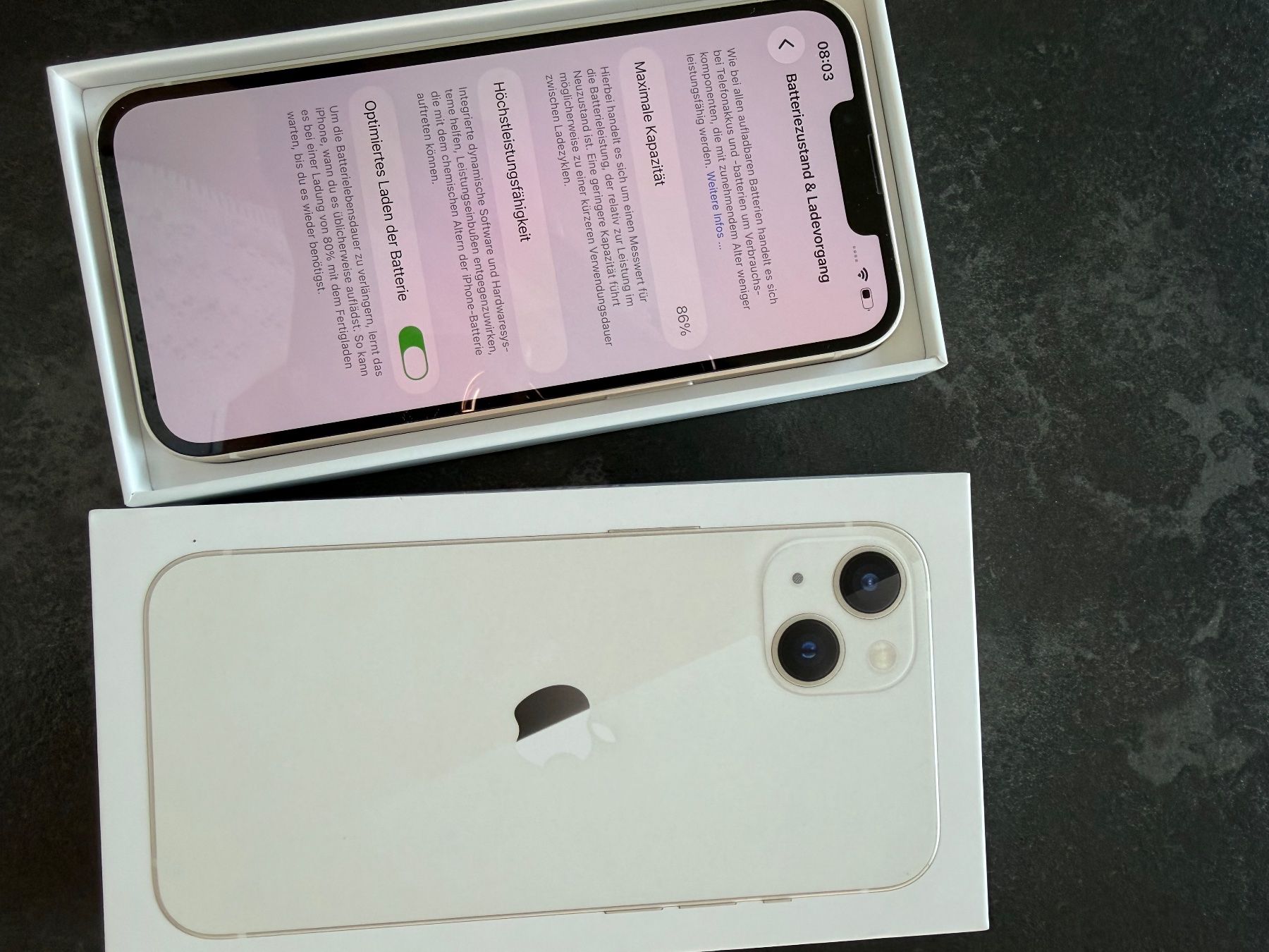 Apple Handys / Smartphones: Iphone 13 Starlight Weiss 128GB – Gebraucht aus Horgen von fra_j2cd 5