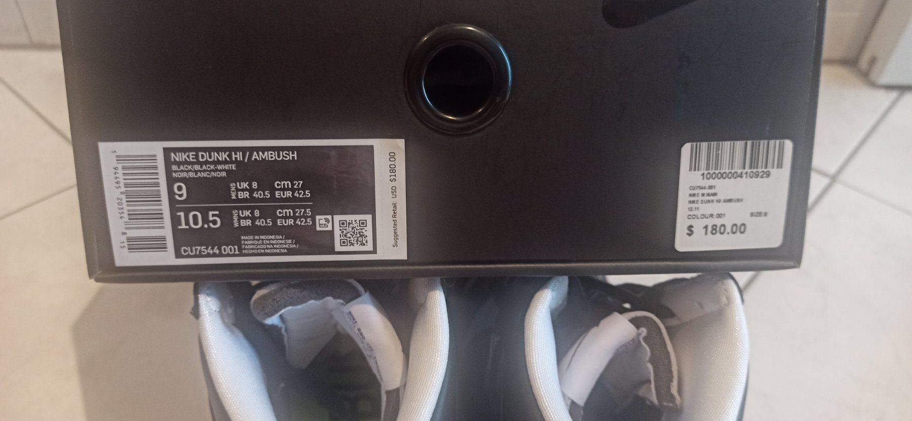 Scarpe da uomo: NIKE Dunk High x AMBUSH – Usato da porrentruy venduto da valie02 5