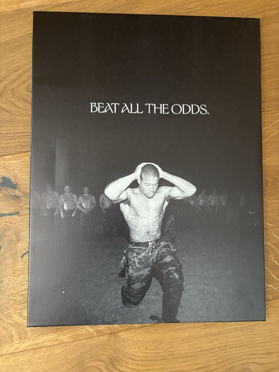 Foto & Immagini: Bild gerahmt "Beat All The Odds." Grösse 50x70cm – Nuovo (secondo la descrizione) da Obersaxen venduto da ben_2cdp
