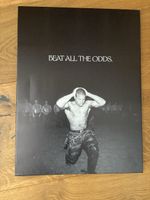Bild gerahmt "Beat All The Odds." Grösse 50x70cm