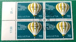 4 er Block Nr. 624 mit ETStempel Bern  