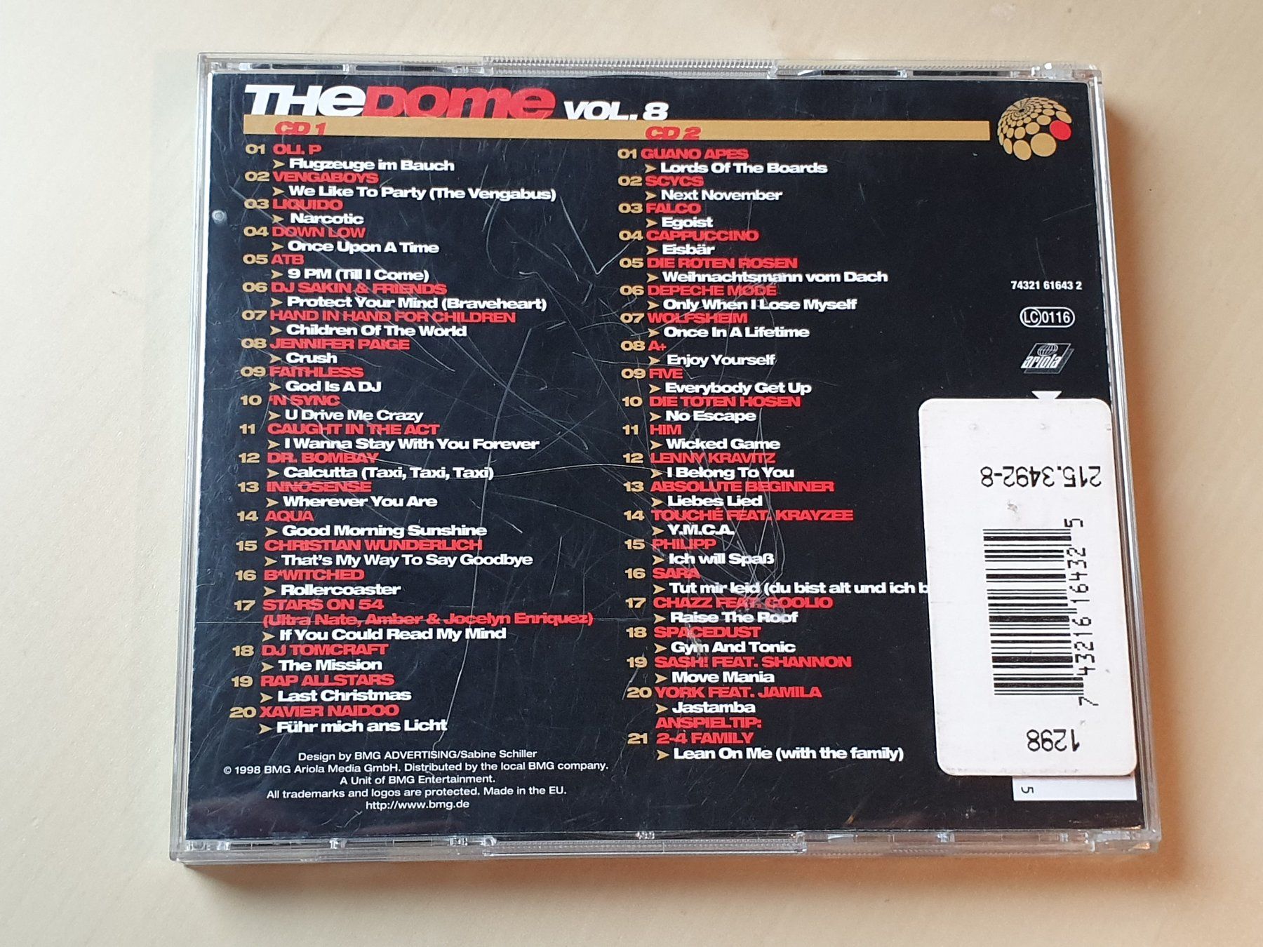 CD: The Dome Vol. 8 – Usato da Stansstad venduto da collectorsshop 1