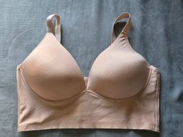 Büstenhalter BH beige Gr 100C