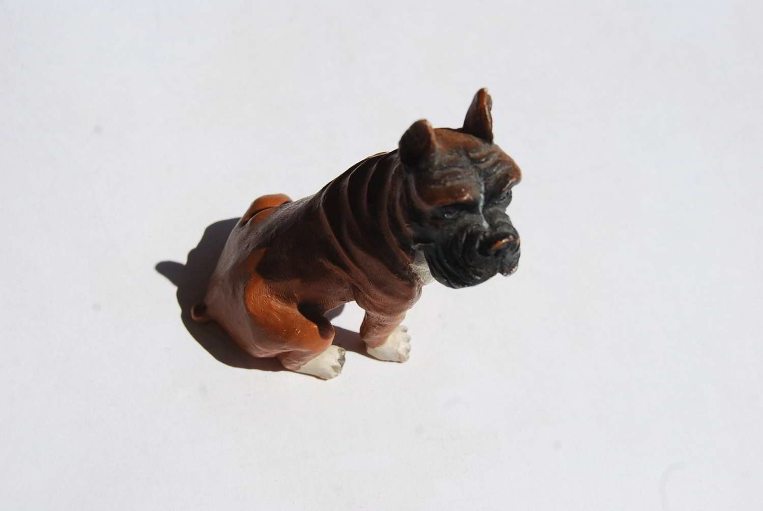 Statuette: 7 verschiedene Hundefiguren, Terrakotta bemalt – Usato da Rüfenacht BE venduto da Toro06 8