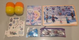 Puzzle, trousse, livre de jeux - La Reine des Neiges