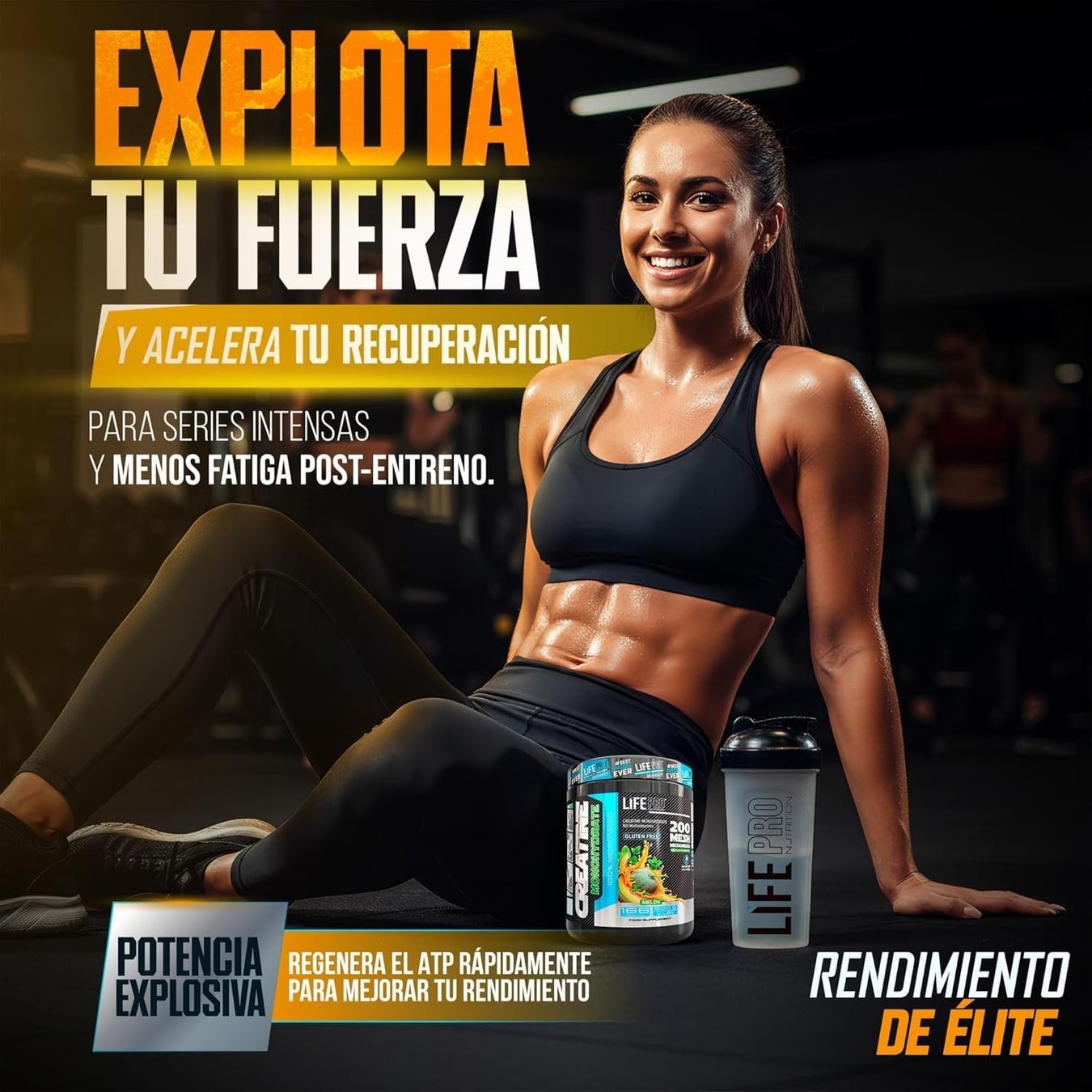 Cibi & Specialità: Creatin Monohydrat 500g Melon 99,9% – Nuovo e nell'imballaggio originale da Suhr venduto da SchnapperCH 1