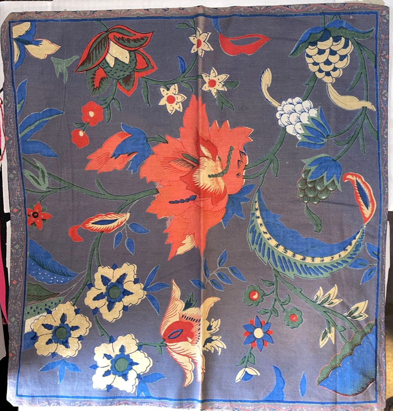 Cuscini: Kissenbezug 40/40 cm. Blumen Baumwolle – Nuovo (secondo la descrizione) da Lutzenberg venduto da Pinschi01