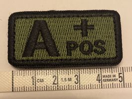 patch medic groupe sanguin brodé