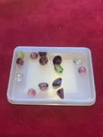 Gemstones diverse assortment set of 12 pieces mixed cuts