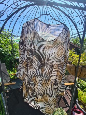 Bandolera Bluse Animalprint Grösse 40/42 guter Zustand