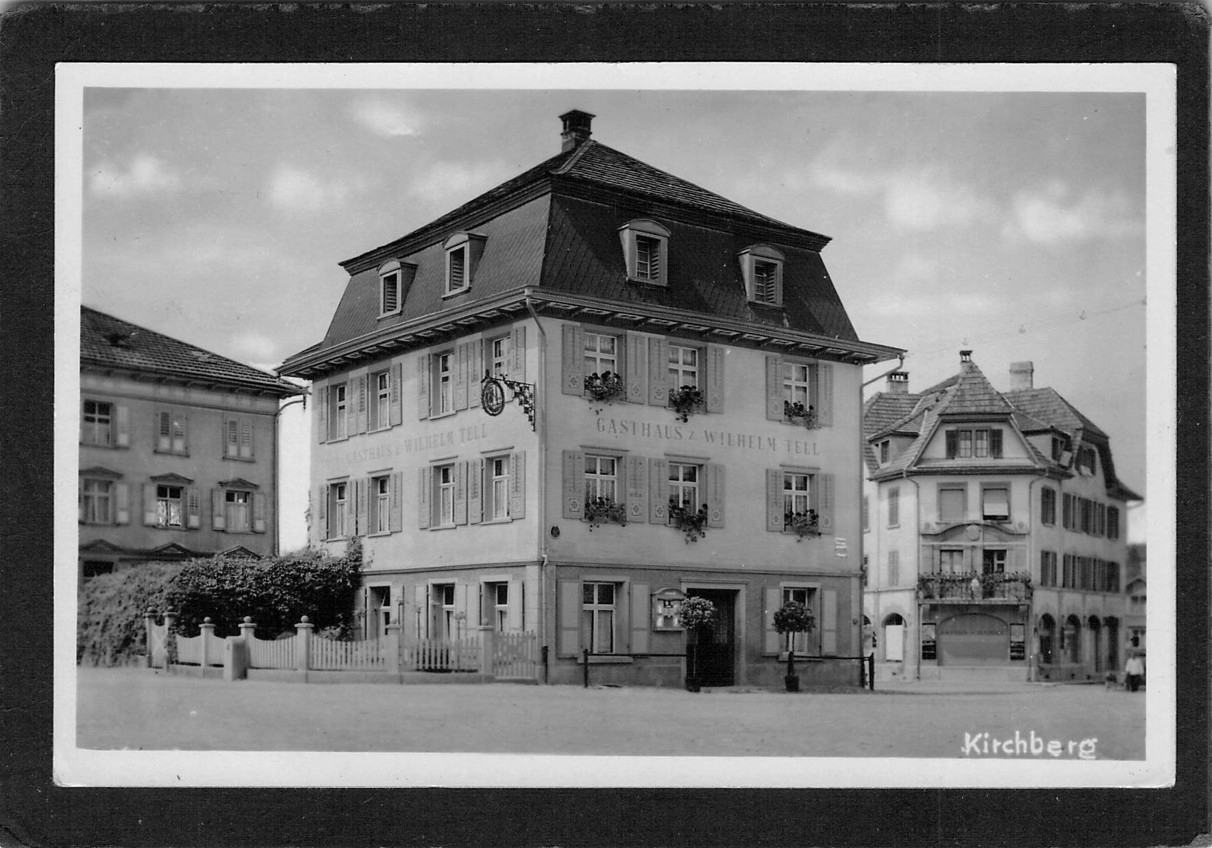 Ansichtskarten: Kirchberg SG , gel. 1936 – Gebraucht aus Reichenburg von Pipo-67