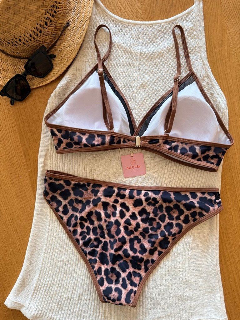 Costumi da bagno & Bikini: 💥SALE Damen Bikini Leopard Gr. M – Gratis Versand + Modelle – Nuovo e nell'imballaggio originale da Gockhausen venduto da van_82kh 2