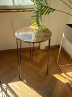 Beistell-Tisch | marmorierte Folie | 60 x 40 cm