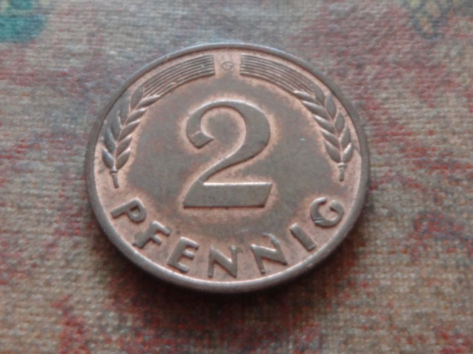 Tutti le monete: DEUTSCHLAND 2 Pfennig 1969 – Usato da Romanel-sur-Lausanne venduto da Swift13 1