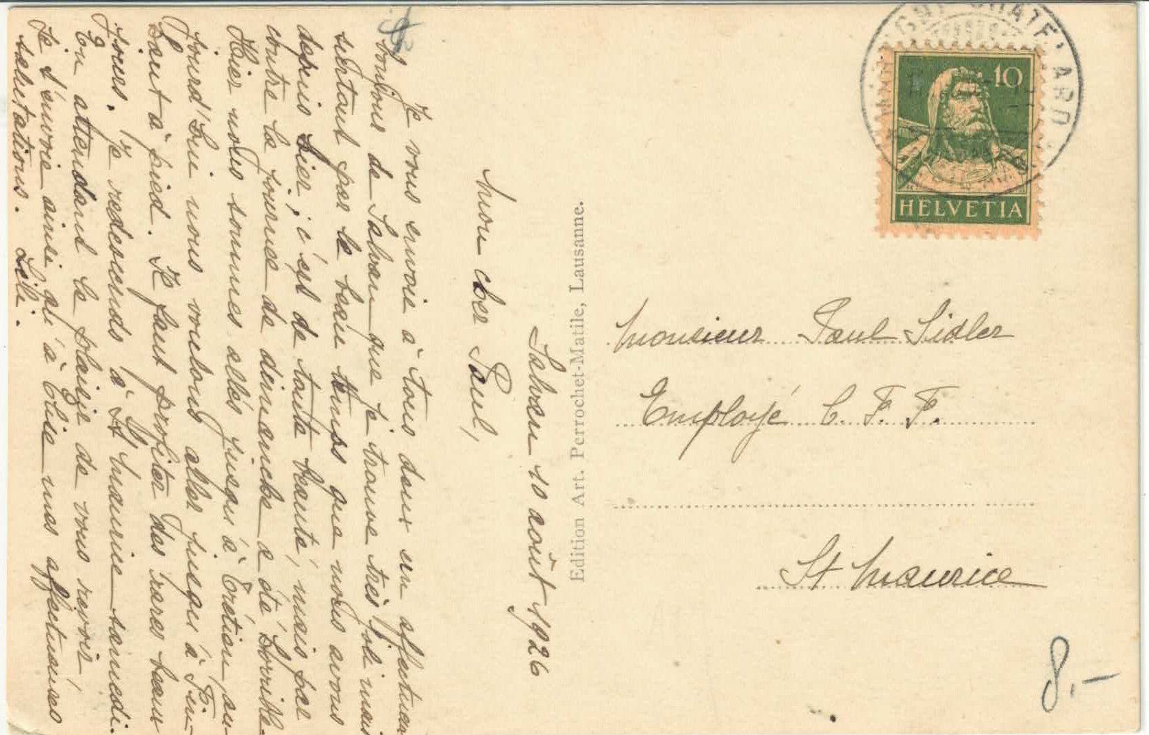 Cartes postales: Salvan et la Dent de Morcles – D'occasion à Ettingen par Kartenplanet 1
