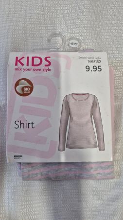 *** NEU Shirt  grau und rosa in 146/152 *** Briefpost