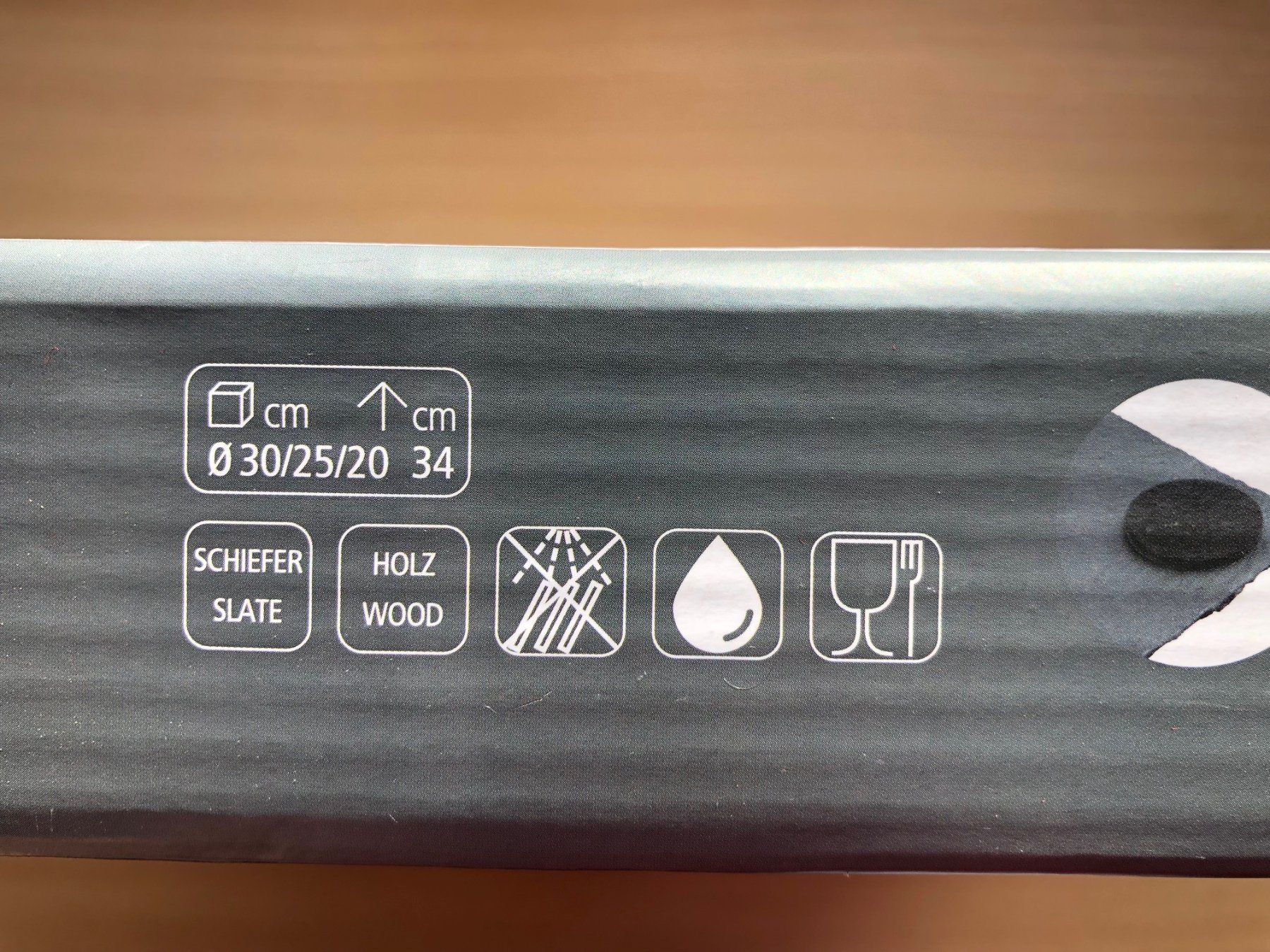 Piatti di portata: APS Naturschiefer-Etagere, 3-Stufig – Usato da Buchs SG venduto da Handyman77 4