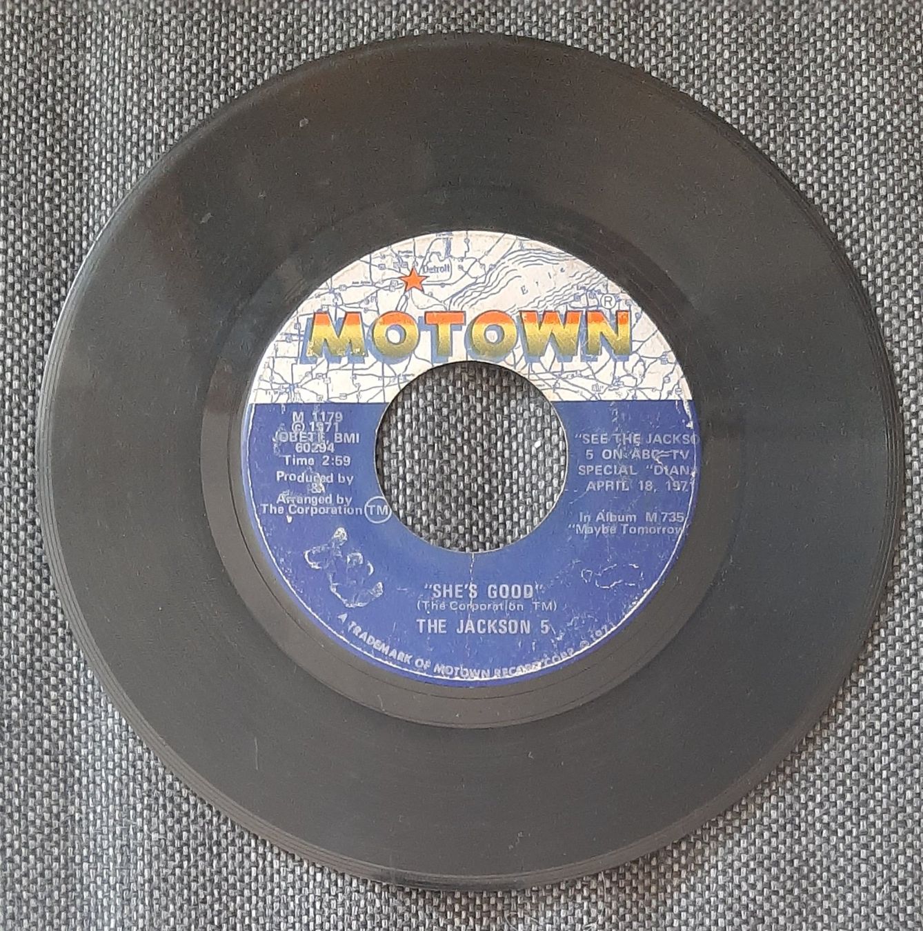Schallplatten: Jackson 5 & Michael Jackson - She's good 7" 1970 US press – Gebraucht aus Watt von Tomaf