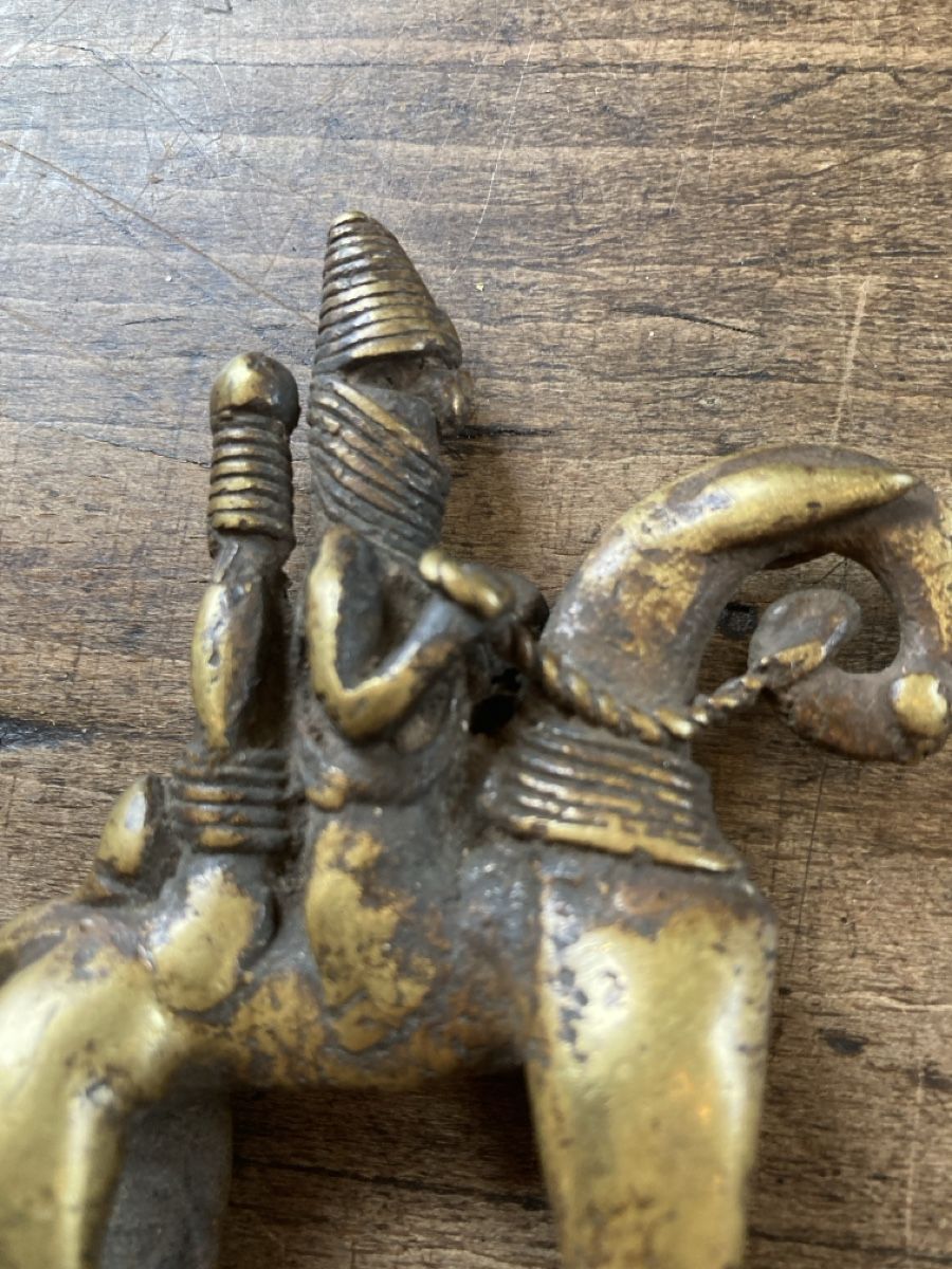 Statuette: Bronze Figur der Kotoko- Kultur – Usato da Zürich venduto da Mueschelmau 3