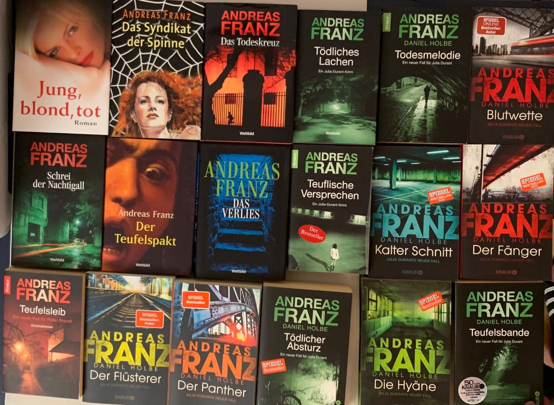 Bücher: Andreas Franz Krimis – Gebraucht aus Wohlen AG von cvo_7l2k