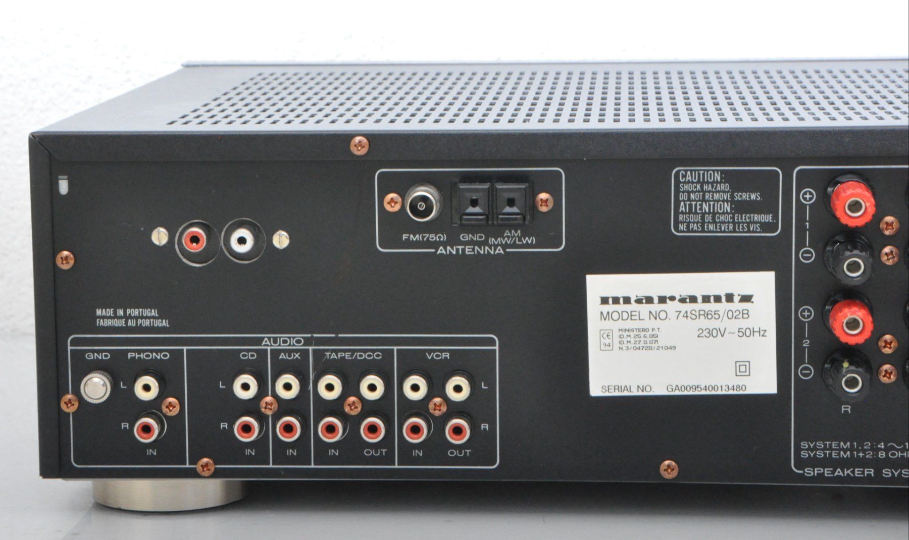 Marantz Ricevitori: Marantz SR-65 Stereo RDS Receiver-Verstärker.. – Usato da Oberglatt ZH venduto da Kumar2 4