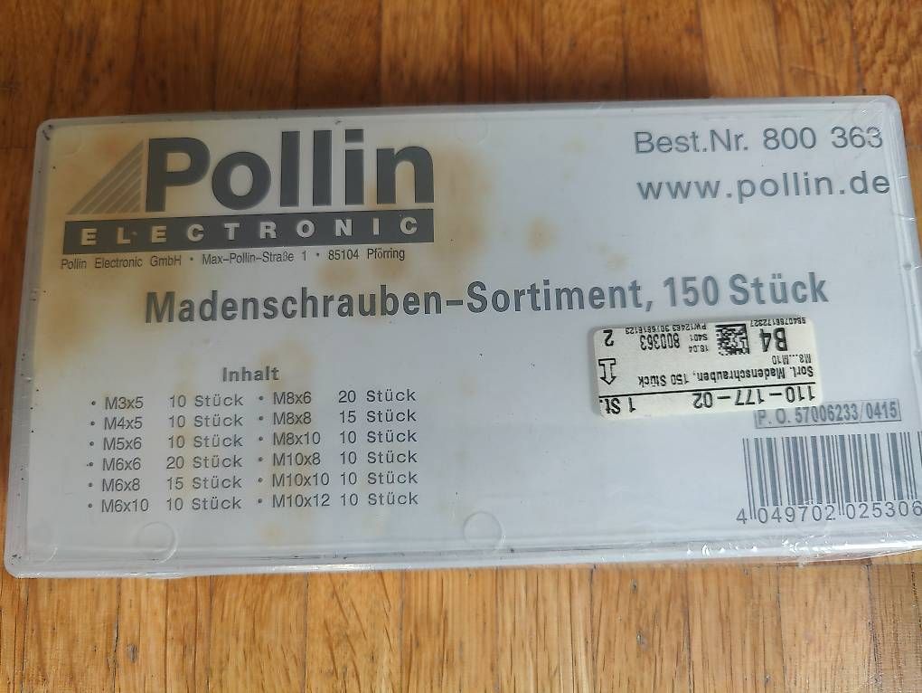 Kit bricolage: Schrauben/Unterlegscheiben Set, neu – Nuovo e nell'imballaggio originale da Stäfa venduto da TBStaefa 1