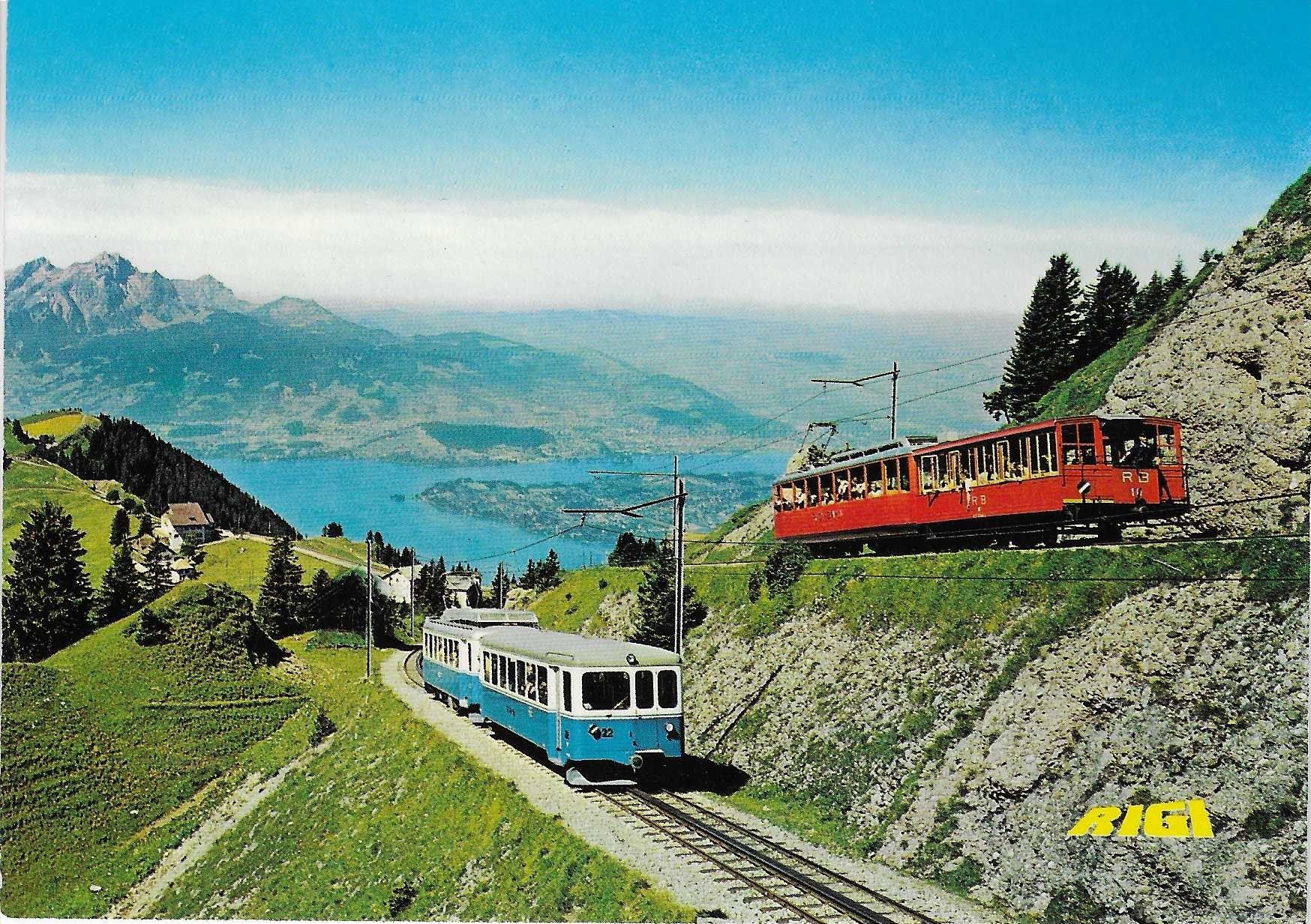 Cartoline postali: Rigi Vitznau und Arth-Rigi-Bahn – Nuovo (secondo la descrizione) da Rothrist venduto da Stranglehold