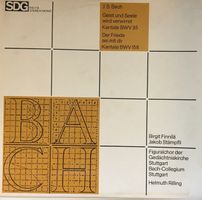 Bach – Kantaten BWV 35 & BWV 158 (LP, Rilling)