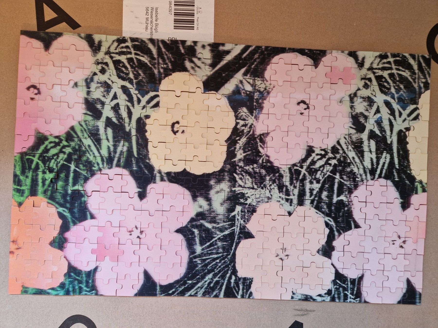 Puzzles: Galison Puzzle Flower "Andy Warhol" lenticular 300 Puzzle – Gebraucht aus MUEHLAU von ibo_5c7d 1