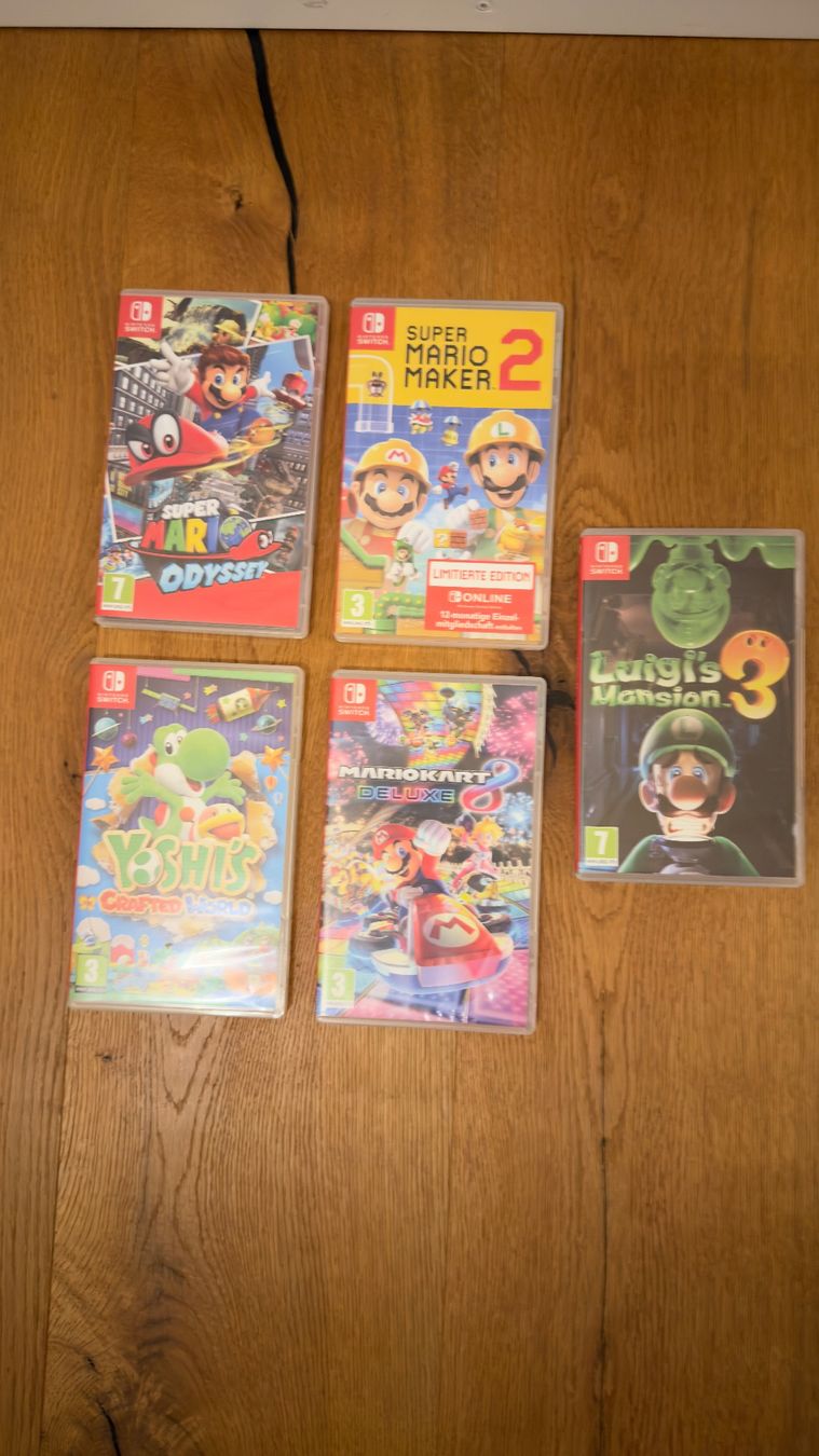 Nintendo Giochi: Nintendo Switch Mario 5er Set – Usato da Sennwald venduto da pressgym