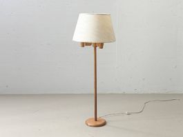 Vintage Stehleuchte aus Kirschbaumholz, 1970er Jahre