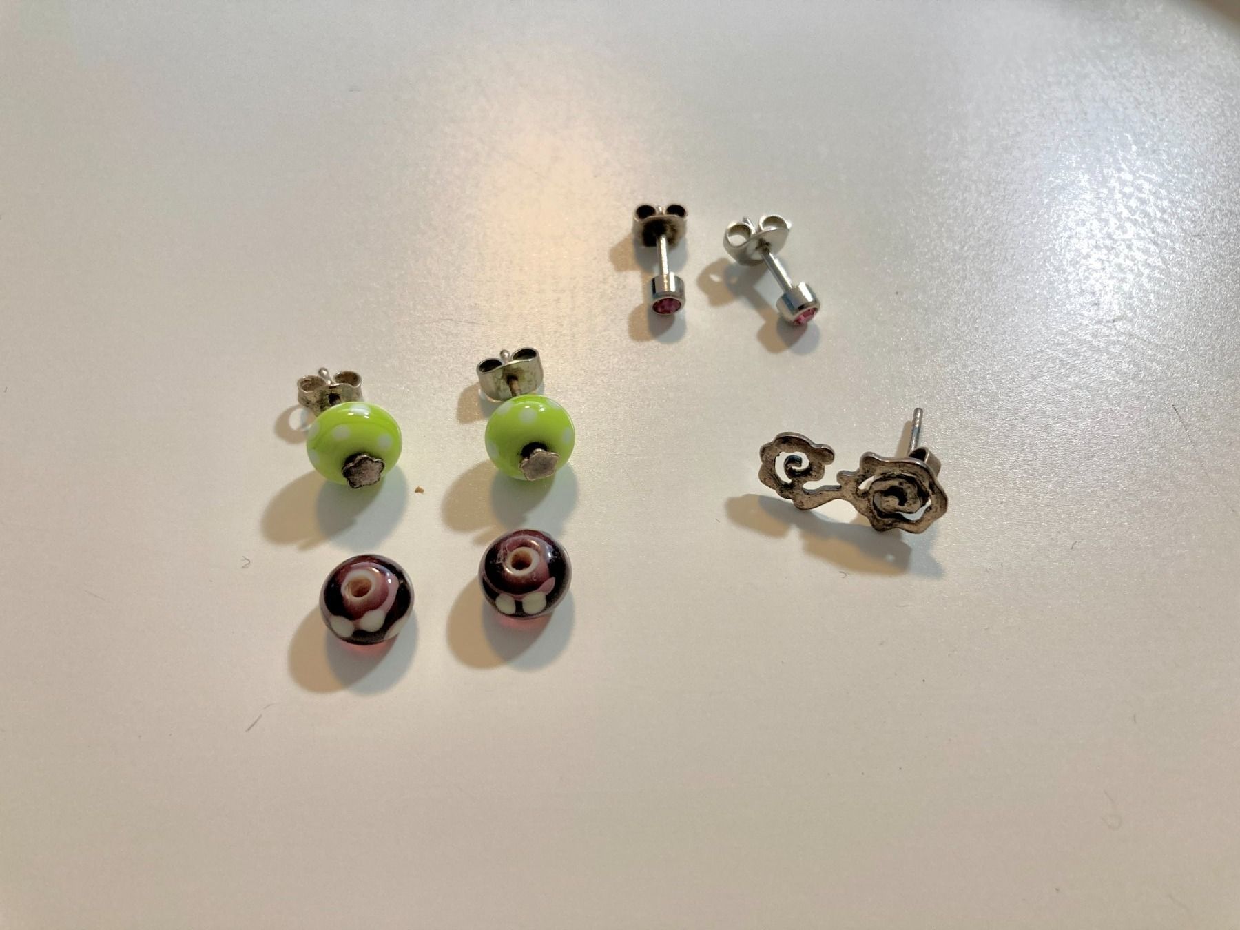 Sonstiger Schmuck: Verschiedene Ohrstecker, Silber – Gebraucht aus Schaffhausen von Minzli380