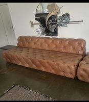Vintage Ledersofa / Lounge Sofa – Mid Century / 70er Jahre –
